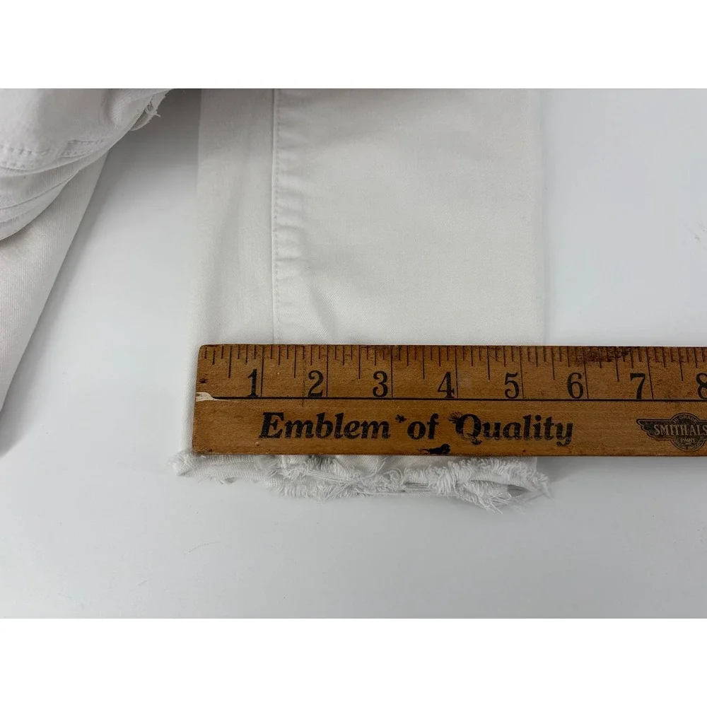 Articles of Society, White Sateen Ankle Skinny Jegging Jeans, Women's Size 30‎